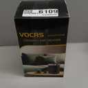 Small Portable Space Heater for Indoor Use - VOCRS 1500W PTC Electric Heater with Thermostat, Remote Control, 12H Timer, Eco and Fan Mode, Rapid and Safe Heating for Bedroom, Office