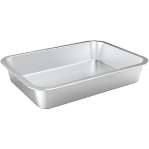 only fire Stainless Steel Baking Pan, Rectangular Cake Pan Cookie Sheet Pan Barbeque Grill Pan for Baking Breads, Grilling Chicken, Vegetables, Dishwasher Safe,15.511.62.7"