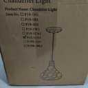 11" Smoked Hammered Glass Pendant Light, Brushed Nickel Kitchen Island