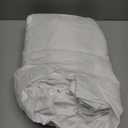 Royale Linen 400 Thread Count 100% American Grown Cotton Fitted Sheet Twin Size - All Around Elastic Fitted Sheet - Luxury Sateen Weave - Snug Fit Bottom Sheet Fit Up to 16" (Twin, Signature White)