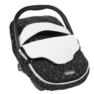 Yoofoss Baby Car Seat Cover Winter Carseat Canopies Cover to Protect Baby from Cold Wind, Super Warm Plush Fleece Baby Carrier Cover for Infant Boys Girls (Stars)
