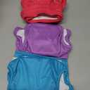 wegreeco Washable Reusable Premium Female Dog Diapers, Medium Large Small Dog Doggie Puppy & Doggy Diapers Female,Period Panties in Heat (Pack of 3, Large)