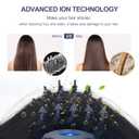 Aima Beauty Hair Dryer Brush, One Step Hair Dryer & Volumizing Hot Air Brush, 3 Heat/Speed Settings, Advanced Ionic Technology, Ceramic Coating, Nylon Pins & Tufted Bristles, Dark Green, 1000W, 125V