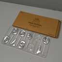 BEAN LIEVE Numeral Birthday Candles - Happy Birthday Cake Candles Numeric Candles Number 0 1 2 3 4 5 6 7 8 9 Used for Cake Decoration on Birthday Parties and Wedding Anniversary Celebration (Silver)