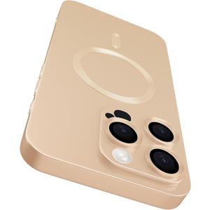 Magnetic Case for iPhone 16 Pro, Luxury Ultra Soft Matte Metallic Lustre, Light Slim and Shockproof, with Lens Edge Raised Protection Design for iPhone 16 Pro 6.3 inch, Champagne Gold Magnetic Case for iPhone 16 Pro, Luxury Ultra Soft Matte Metallic Lustre, Light Slim and Shockproof, with Lens Edge Raised Protection Design for iPhone 16 Pro 6.3 inch, Champagne Gold
