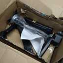 Suptek Ultrawide Monitor Arm Mount for 17 to 49 Inch Heavy Duty Curved Screen,Holds 46.2 lbs,Adjustable Gas Spring Monitor Arm Desk Mount Stand,75/100mm Vesa Mount,Black