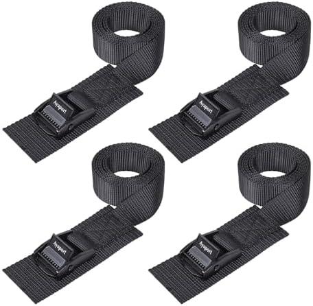 Ayaport Adjustable Cam Buckle Lashing Straps 6ft 4pack Tie Down Straps