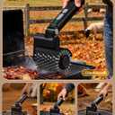 Electric Grill Brush, 3-Speed Power Control Grill Brush for Outdoor Grill, Rechargeable BBQ Grill Brush, Cordless Grill Cleaning Brush with 2 Brush Head & Scouring Pad, Gifts for Men/Dad