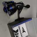 KastKing Centron Fishing Rod and Reel Combo, Spinning & Baitcasting Combos, IM6 Graphite 2Pc Blanks, Stainless Steel Guides with Ceramic Rings, Contoured EVA Handles & Fighting Butt, Spin-6'6" M,2000 Reel