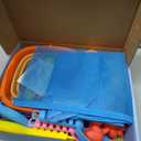 Dreamon Beach Toys for Kids 3-10, Collapsible Sand Castle Toys for Beach Include 3 Pack Foldable Buckets, Shovels Molds and Storage Mesh Bag, Sandbox Travel Toy for Toddlers Kids