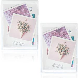 (2 PCS) Magazine Protectors for Collectors  Clear Magazine Display Case, Storage Box for Birth Certificates, Books, Newspapers, Comics  12 x 9 x 0.8 inch