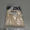 100 Pcs Sanding Sticks, 280 Grit Matchsticks Sanding Twigs, Fine Detailing Sanding Tools for Tight Spaces Plastic Models Wood, 5.4 x 0.2 Inch