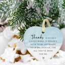 2026 Thank You Christmas Ornament Decoration - Appreciation Gift for Women and Men - Thank You Gift for Coworker, Friend, Teacher, Boss, Employee,Neighbors