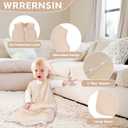Baby Sleep Sack 12-18 Months Baby Wearable Blanket 100% Cotton TOG 0.5 2-Way Zipper Newborn Sleeping Bag, 3 Pack Comfy Lightweight Sleep Sacks for Babies
