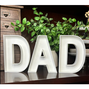 SiliFine 3 Pack Father Day Letters, FILE for 3D Printing File