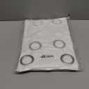 PI White Sheer Curtains 95 inches Long,Elegant Light Filtering Window Drapes for Living Room,Grommet Top Voile Window Treatment for Bedroom,2 Panels (W52 X L95, Optical White)