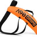 Angles90 Original Pull-Up Grips - Lat Pulldown Attachment - T-Bar Row & Cable Machine - D Handle - Forearm Strength Trainer - Gym Equipment - Exercise Equipment - Grip Strength Trainer