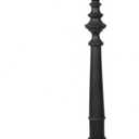 Decor Therapy Benjamin Traditional Floor Lamp, Satin Black