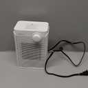 Lerat Electric Space Heater, Small Heater for Indoor Use, 1200W PTC Fast Heating Portable Heater, Overheat & Tip-Over Protection, Heating & Fan Modes for Bedroom, Office, Camping, Milky white