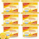 Vacplus Moisture Absorbers 4 Pack, 10.5 Oz Portable Humidity Absorber Boxes for Your Bathroom, Closet & Car, Dehumidifier with Lemon Fragrance, Yellow