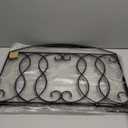 Decorative Fence 24in x 12ft 6 Piece Metal Garden Fence Extra Thick Wire Outdoor Patio Rustproof Fencing Animal Barrier