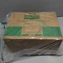 ECOLipak 100 Pack 14 Inch Disposable Food Crawfish Trays, Compostable Large Paper Plates, Disposable Thanksgiving Trays for Serving Food, Turkey, BBQ, Seafood Boil Party Supplies(Nature)