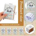 TaoBary 12 Pack Christmas Jesus Notebooks Bulk Religious Note Pads Believe Like Mary Nativity Christian Gift Spiral Prayer Journals Small Inspirational Bible Notebooks for Sunday School Church