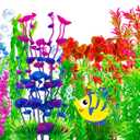 CousDUoBe 30 Pack Artificial Aquarium Plants, Full Set of Fish Tank Decorations, Various Sizes, Perfect Match (5.2 "-15.7") (30 Pack)