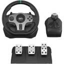 PXN Racing Wheel, V9 Universal Usb Sim Racing 270/900 Degree Gaming Steering Wheel with 3-Pedals and Shifter Bundle for PC, Xbox One, Xbox Series X/S, PS4, PS3, Switch
