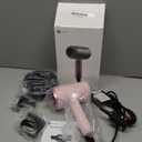 Slopehill Professional Ionic Hair Dryer, Powerful 1800W Fast Drying Low Noise Blow Dryer with 2 Concentrator Nozzle 1 Diffuser Attachments for Home Salon Travel (Pottery Pink and Rose Gold)