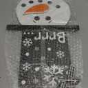 Large Winter Snowman Wooden Hanging Sign 16 Inch Christmas Snowman Welcome Door Sign Decor Winter Front Door Hanger Wreath Wall Decor for Home Outdoor Indoor Porch Welcome Hanging Decoration