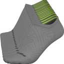 No Show Socks Women, 8 Pairs Low Cut Ankle Non Slip Casual Invisible Liner Athletic Running Socks (Grey)