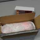 100 Pack Mini Loaf Pans Mini Cake Pans with Lids and Spoons Sealing Sticker, 6.8oz Rectangle Aluminum Foil Baking Pans Disposable Loaf Cake Pan for Baking (Pink)