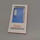 Foluu Slim Fit Case for Samsung Galaxy Z Fold 5 Case, with Front Built-in Screen Protector, Ultra Thin Matte PC Protective Cover for Samsung Galaxy Z Fold5 5G 2023 (Blue)