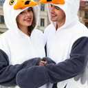 vavalad Adult Onesie Costume Halloween Christmas Cosplay Funny Costume Women Men (White, L)