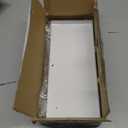 4 Pcs Pegboard Shelves, 12 x 5 Inch Metal Shelf Brackets Pegboard Tray Accessories Wall Organizer for Craft Room Home Garage Nursery Workbench Kitchen (White)