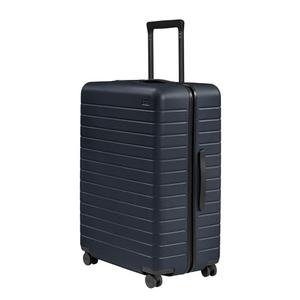 Away Large Checked Luggage, 29 Inch Hardside Suitcase with Spinner Wheels, Lightweight & Durable, TSA Lock, Navy Blue