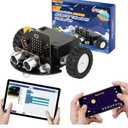 ACEBOTT Robotics for Kids Ages 8–12 12-16, Smart Robot Car Kit Compatible with BBC Micro:bit V2,STEM Toys Coding Robot Kit Compatible with LEGO,Gift for Kids and Teens(Included Micro:Bit)