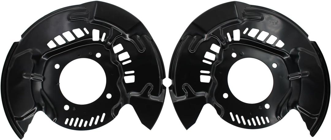 NewYall Front Left and Right Brake Dust Shield Cover for Toyota | for Toyota Sequoia 2008-2022, Tundra 2007-2021
