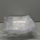 R-kay 6 Pack Extra Large Square Serving Bowl - 128 Ounce Plastic Serving Bowls For Entertaining - Clear Plastic Bowls For Salads And Snacks - Disposable Bowls For All Occasions