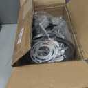 4-Light Track Lighting Kit, Directional Ceiling Light, Industrial Black Kitchen Track Lighting Fixtures Ceiling for Kitchen, Living Room, Dining Room, Hallway.