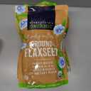 5 x Viva Naturals Organic Ground Flaxseed, 15 oz (425 g) Plant-Based Protein, Vegan Omega-3 & Fiber, Finely Milled Flax Seeds, Perfect for Smoothies & Baking