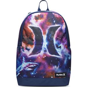 Hurley boys One and Only Printed Backpack, Nebula Shark, One Size