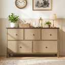 OLIXIS 5 Drawer Dresser for Bedroom, Storage Organizer for Closet, Khaki, 11.8"D x 39.4"W x 20.9"H
