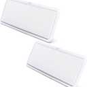 Leisure LED RV LED Ceiling Light 21" x 8" Fixture 2000 Lumen with Touch Dimmer Switch Interior Lighting for Car/ RV/ Trailer/ Camper/ Boat DC 12V Natural White 4000-4500K (2 Pack)