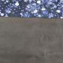 MKGRXZCW Blue Christmas Snowflakes American Mahjong Mat 31.5*31.5