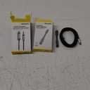 Rugged Audio adapter 3.5 mm to USB-C connector, ACOUSTIX 6 FOOT BRAIDED AUXILIARY AUDIO CABLE