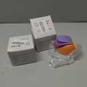 Replacement Lid Compatible with Owala FreeSip Water Bottle - Fits 16oz, 24oz, 32oz, & 40oz Stainless Steel Bottles - Leak-Proof, BPA-Free Top Cap with Stopper & Carry Loop (Rainbow Sorbet), 2 Packs