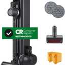 LG CordZero A949 - Cordless Stick Vacuum Cleaner with Auto-Empty Base, 200 Minute Runtime w/Extra Rechargeable Battery, Power Mop, Dual Floor Max, Lightweight, Cleaning for Carpet, Hardwood, Pet Hair