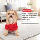2 Pack Dog Hoodie Warm Hood Dog Sweater Cold Weather Small Dogs Sweatshirt Comfort Pet Clothes for Small Medium Dogs with Pockets Cats Chihuahua Clothes for Male Female Girl Boy Sporty Daily Wear